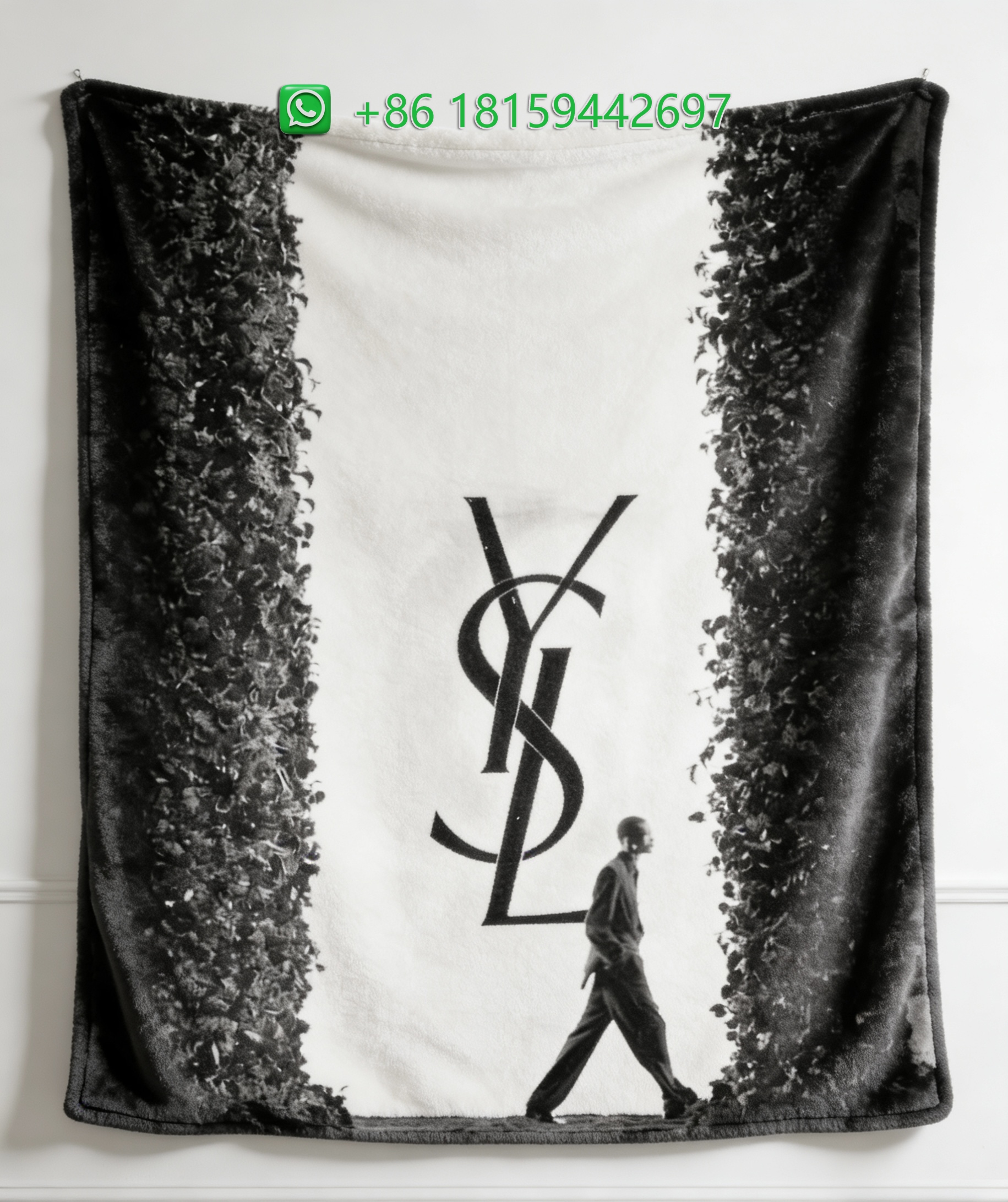 Yves Saint Laurent Throw Blankets